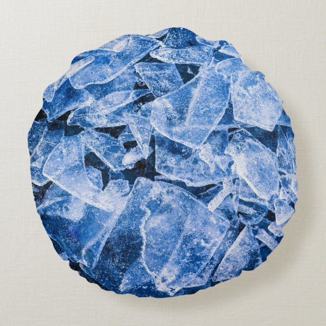 Almofada Redonda Gelo (Verso)