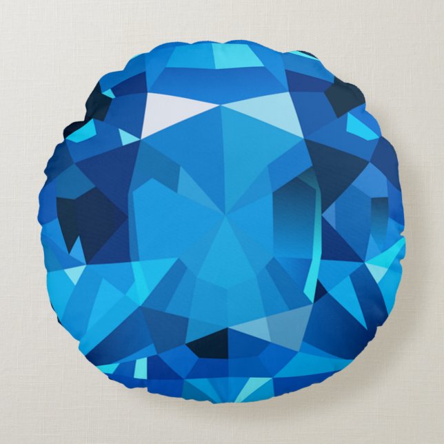 Almofada Redonda Gem Design (Frente)
