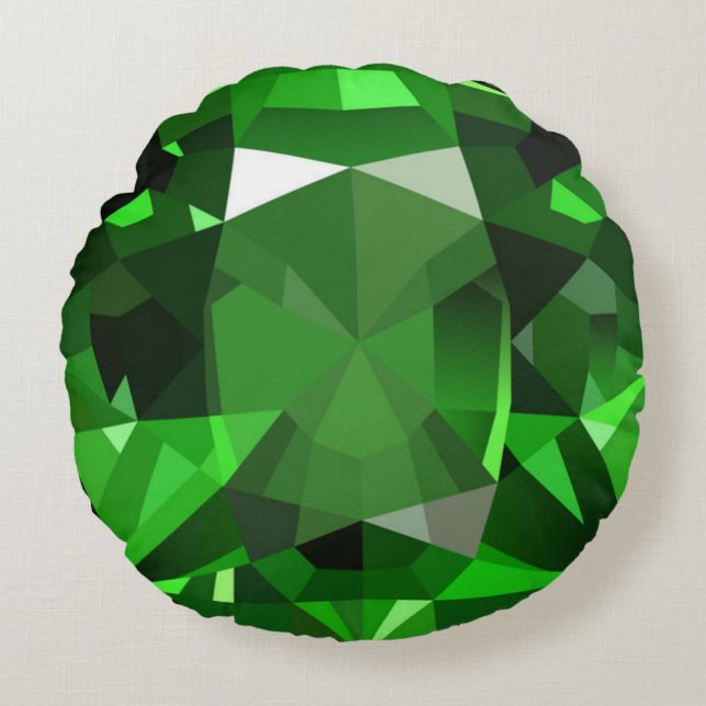 Almofada Redonda Gem Design (Frente)