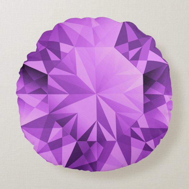 Almofada Redonda Gem Design (Frente)