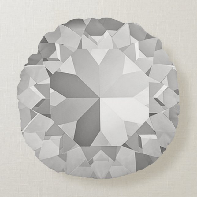 Almofada Redonda Gem Design (Frente)