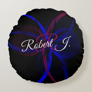 Almofada Redonda Geometric Abstraction Round Pillow