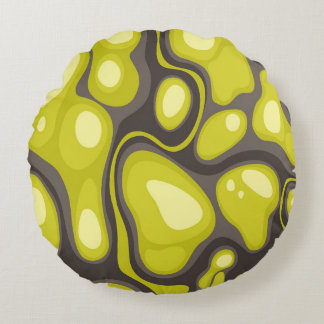 Almofada Redonda Geometric seamless pattern from spots. Abstract ca