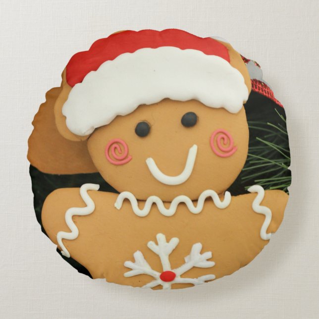 Almofada Redonda Ginger Bread (Frente)