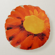 Girassol de laranja vibrante