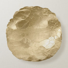 Almofada Redonda Glamor Dourado de Champagne bonito
