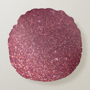 Almofada Redonda Glamor Shimmering: Coleção de Fundo Motif