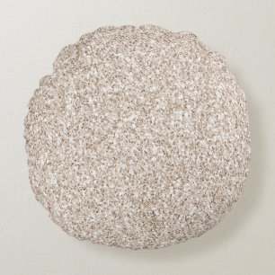 Almofada Redonda Glitz de Creme de Esmagamento Sparkle