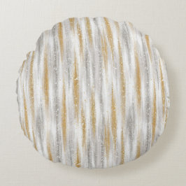Almofada Redonda Gold Silver Christmas Celebration