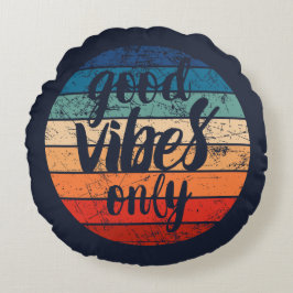 Almofada Redonda Good Vibes Only