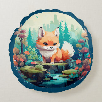 Almofada Redonda Gorgeous Fox