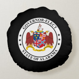 Almofada Redonda Governador eleito do Alabama