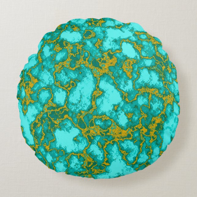 Almofada Redonda gradiente,listras+listras+listradas,geométrica,mod (Frente)