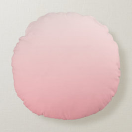 Almofada Redonda Gradiente rosa suave