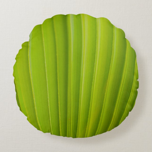 Almofada Redonda Green leaf (Frente)