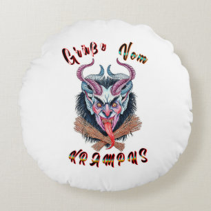 Almofada Redonda Grüße Vom Krampus Yule Devil Krampusnacht