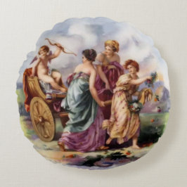 Almofada Redonda Guardian Angel Liderando o Caminho