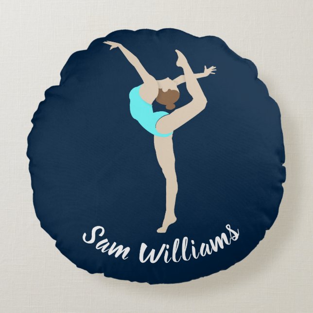 Almofada Redonda Gymnast feminino (Frente)