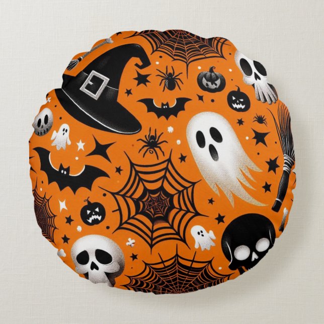 Almofada Redonda Halloween (Frente)