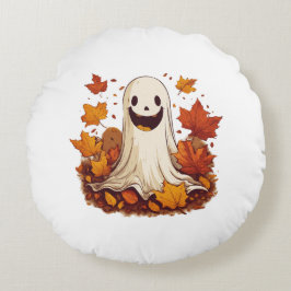 Almofada Redonda Halloween - Travesseiro decorativo