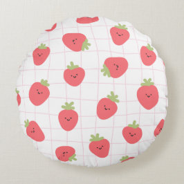 Almofada Redonda Happy Straws