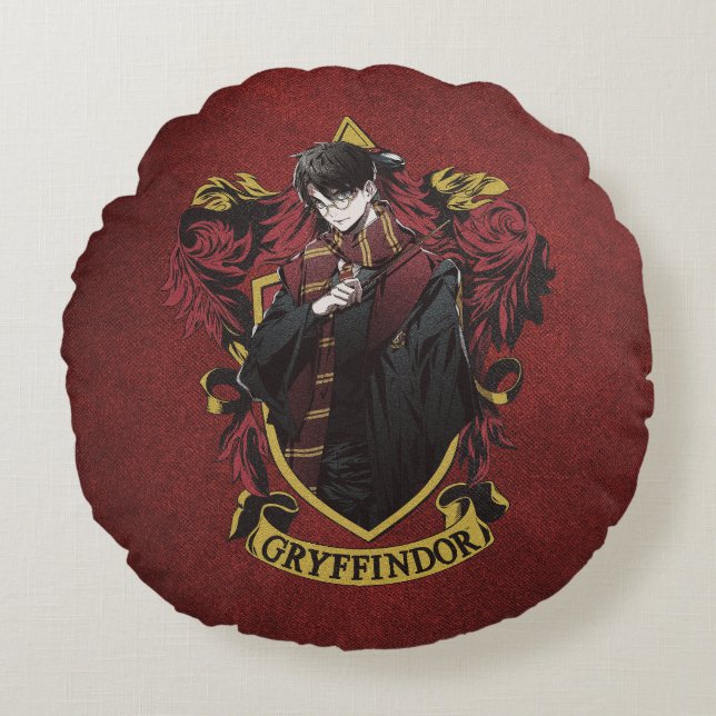 Almofada Redonda HARRY POTTER™ | Anime HARRY POTTER™ Crest (Frente)
