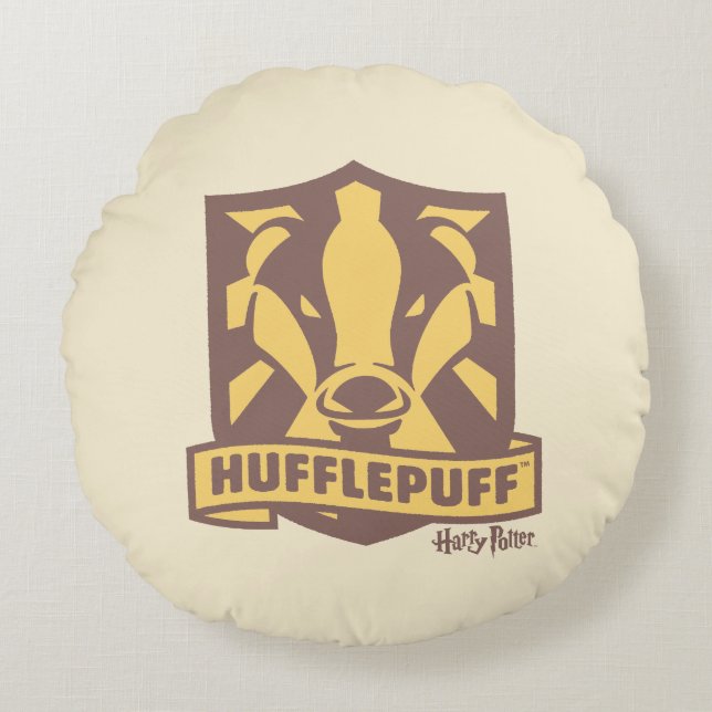 Almofada Redonda HARRY POTTER™ | FFLUFF™ — Crest (Frente)