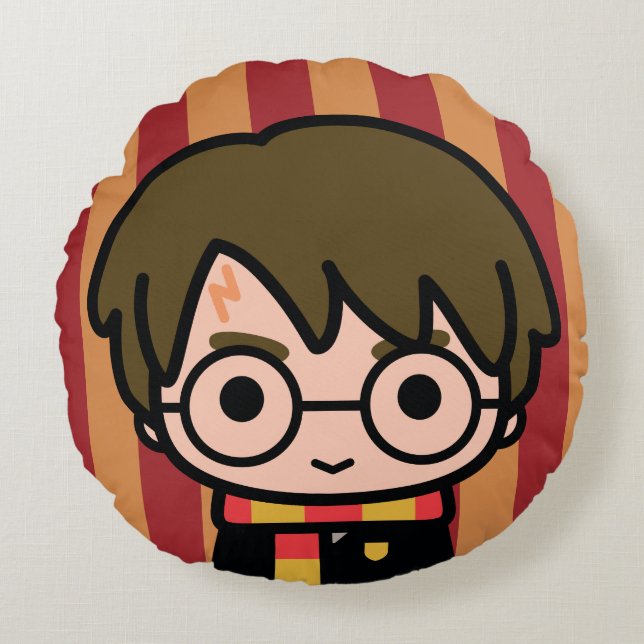Almofada Redonda Harry Potter Personagem de desenho animado Art (Frente)