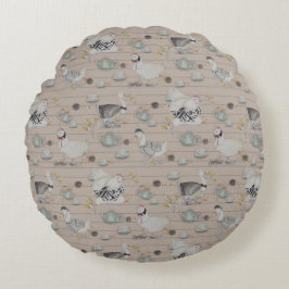 Almofada Redonda Haute Couture Impressão Kidsroom