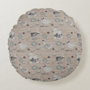 Almofada Redonda Haute Couture Impressão Kidsroom
