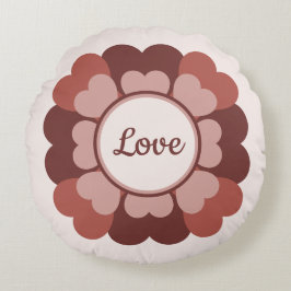 Almofada Redonda Heart Wreath