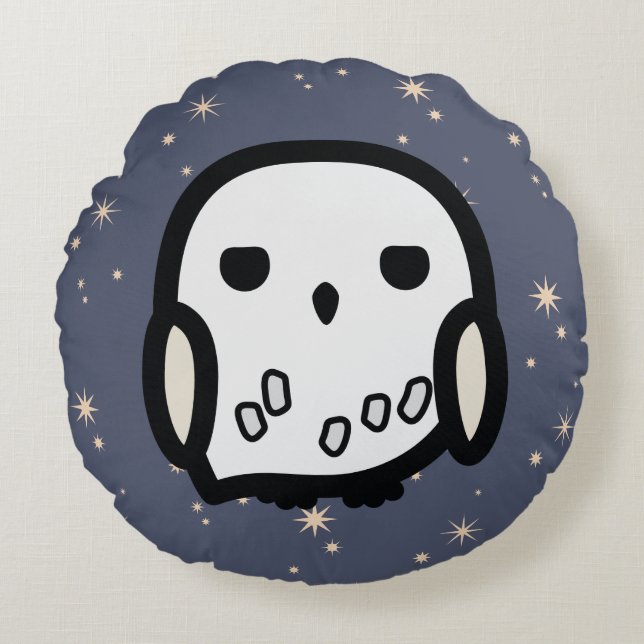 Almofada Redonda Hedwig Personagem de desenho animado Art (Frente)