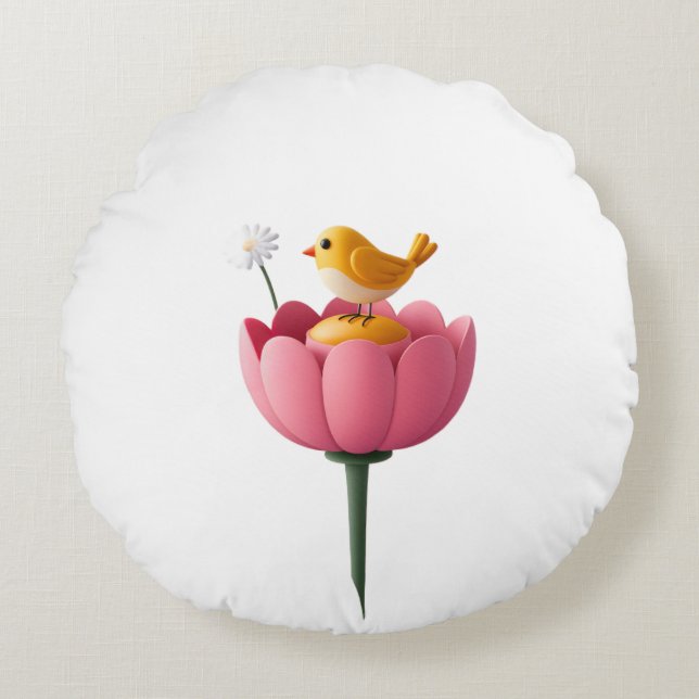 Almofada Redonda Hello summer  (Frente)