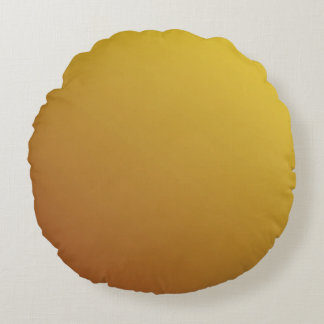 Almofada Redonda Hexágono Dourado: Fundo Geométrico à Largura.