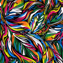 Hibiscus Tropical Foliage Turquoise Blue green e