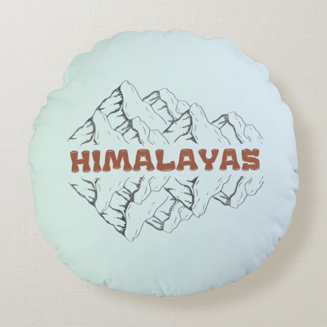 Almofada Redonda Himalayas (Frente)