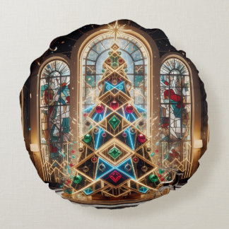 Almofada Redonda Holiday Throw Pillow