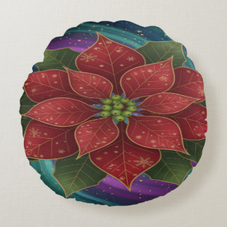 Almofada Redonda Holiday Throw Pillow