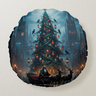 Almofada Redonda Holiday Throw Pillow