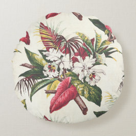Almofada Redonda Hollywood tropical