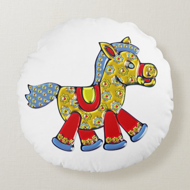 Almofada Redonda Horsey BABY DECOR (Frente)