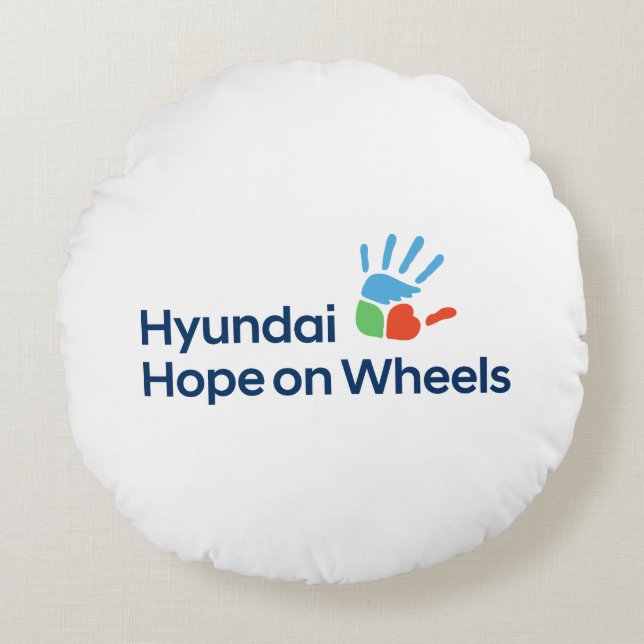 Almofada Redonda Hyundai Hope on Wheels Pillow  (Frente)