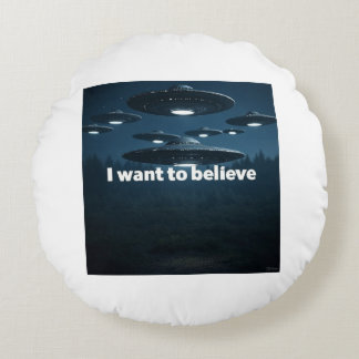 Almofada Redonda I want to believe