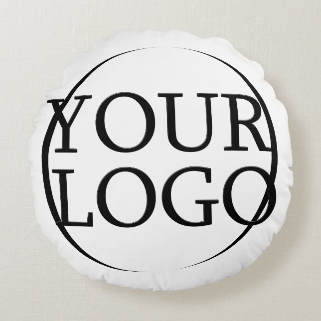 Almofada Redonda Ideia Personalizada de Casamento Crie o Seu Própri (Frente)