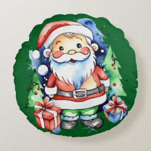 Almofada Redonda Ideias de presentes do Papai Noel