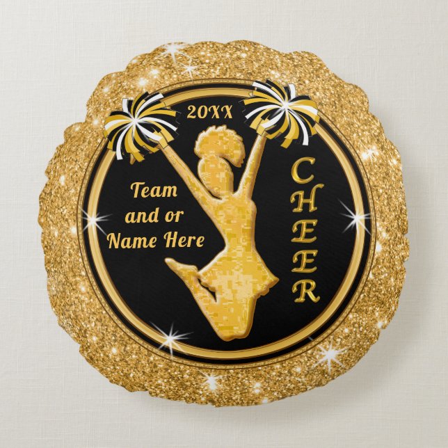 Almofada Redonda Ideias superiores personalizadas da noite para (Frente)