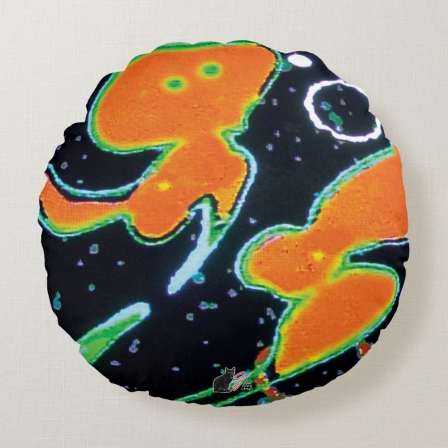 Almofada Redonda Imagem do Punkin KC (Frente)