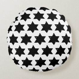 Almofada Redonda Impressão de Batata de Natal