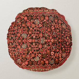Almofada Redonda Impressão do Rato de Seda Persa