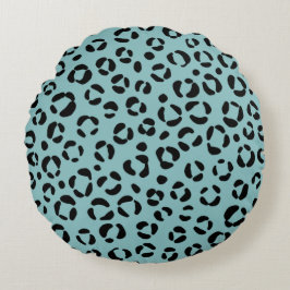 Almofada Redonda Impressão em animais lacrimogêneos